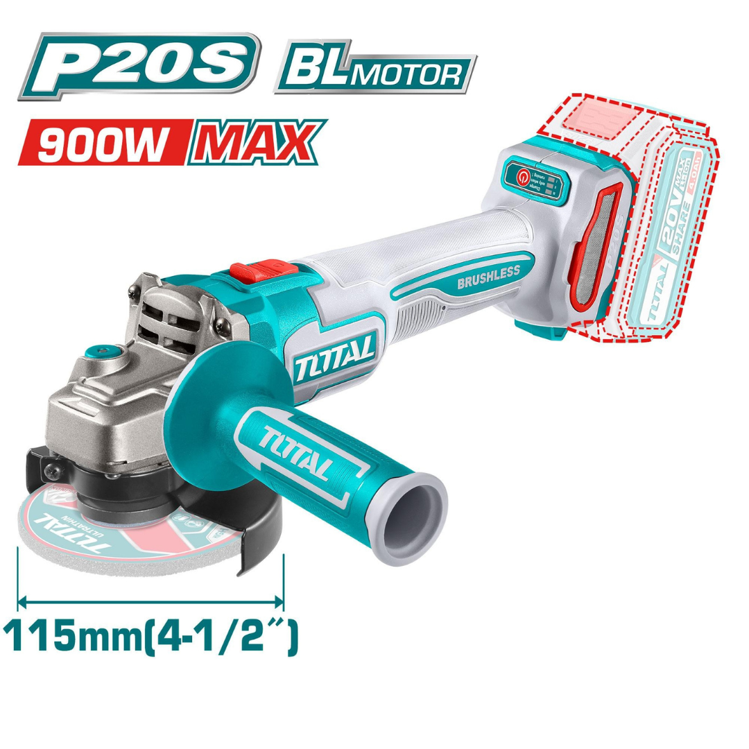 CORDLESS COMBO KIT ANGLE GRINDER AND BRUSHLESS DRILL
