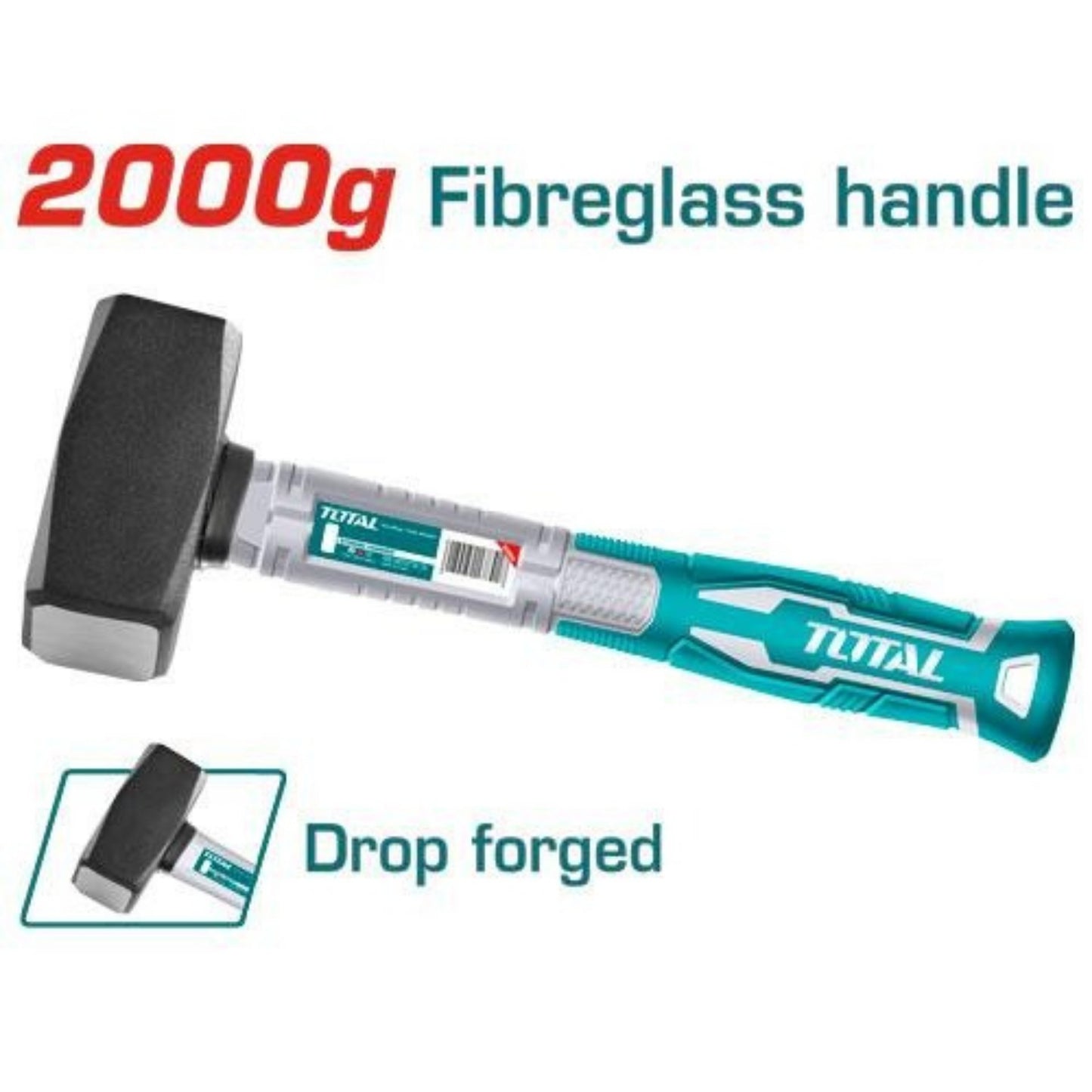 TOTAL CLUB HAMMER 2KG WITH F/G HANDLE
