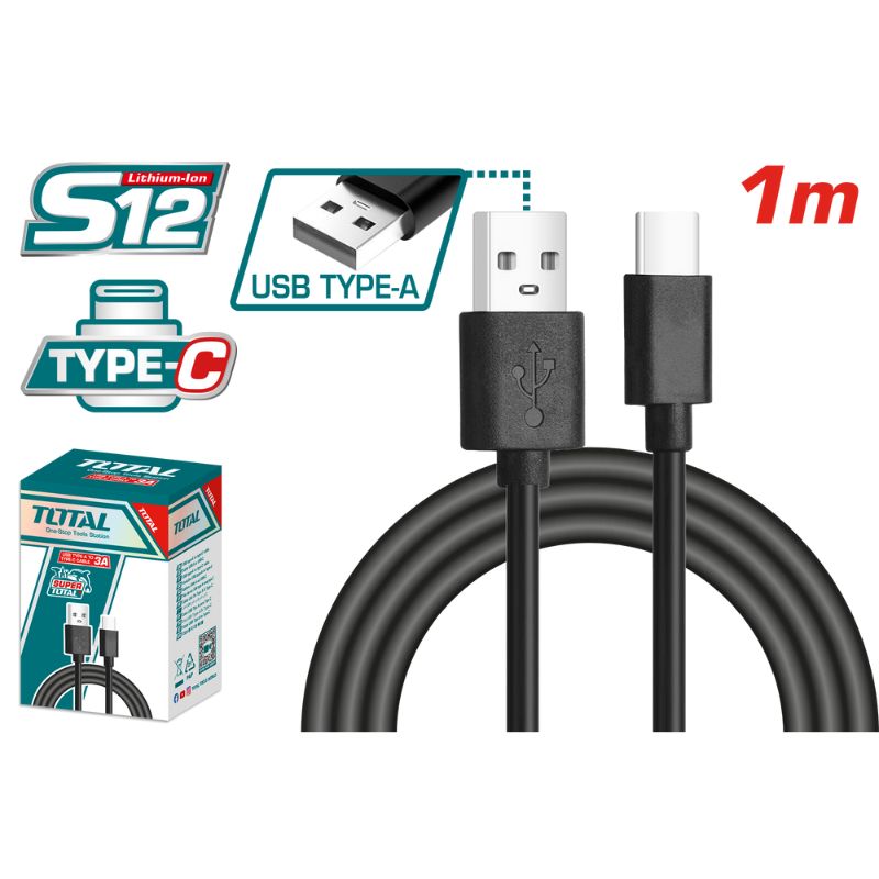 Total USB type-A to type-C cable