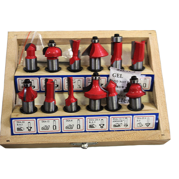 MARTLET ROUTER BIT SET 1/2 INCH 12PC
