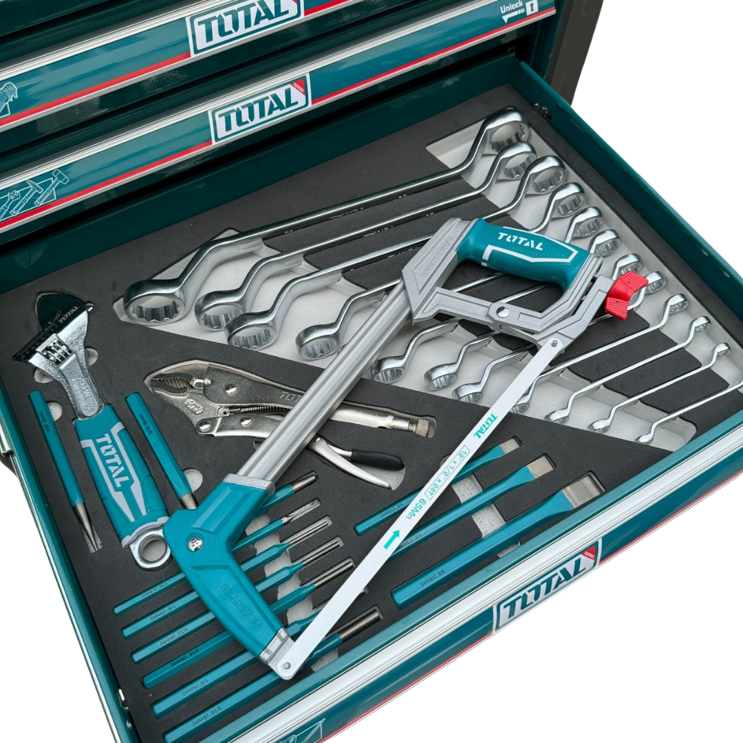 TOTAL Toolbox/ Trolley 328Pc