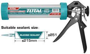ALUMINIUM CAULKING GUN 9" TOTAL