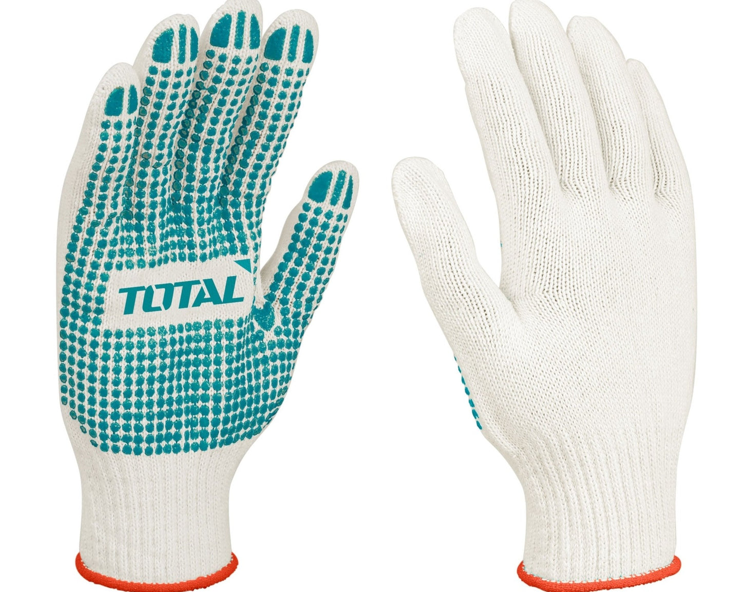 KNITTED & PVC DOTS GLOVES TOTAL