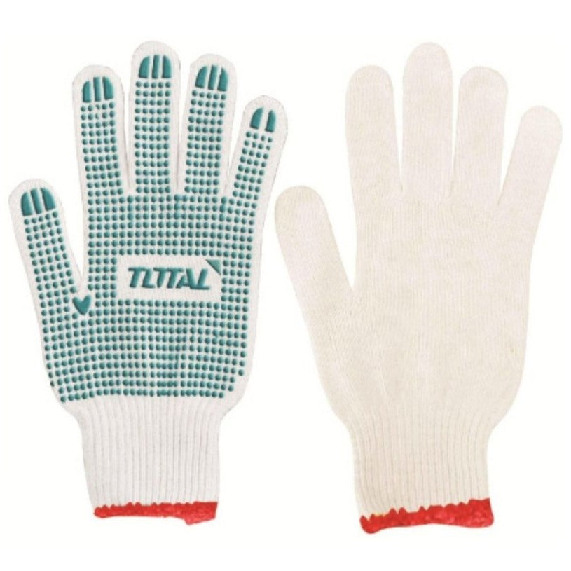 KNITTED & PVC DOTS GLOVES TOTAL