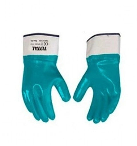 NITRILE GLOVES HEAVY NITRILE FULLY COATED GLOVES TOTAL