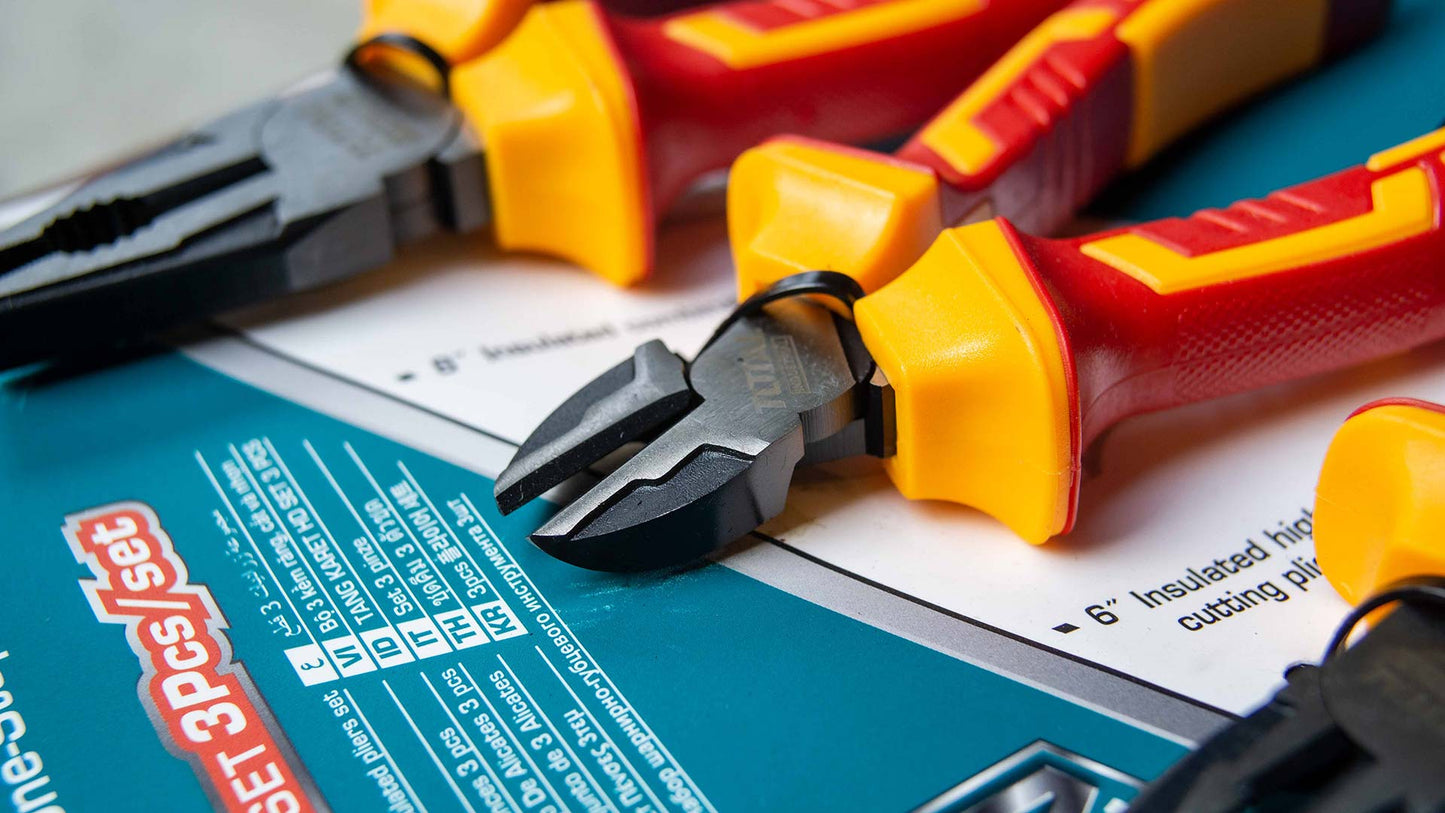 3 PCS INSULATED PLIER SET TOTAL