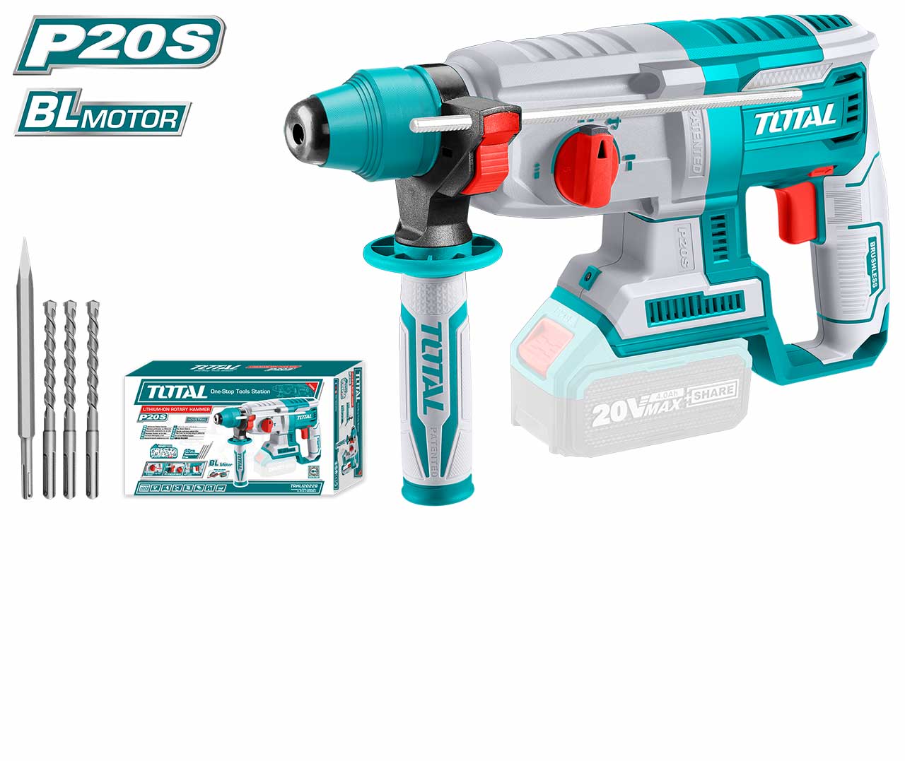 LITHIUM-ION ROTARY HAMMER 26MM (without battery and charger)