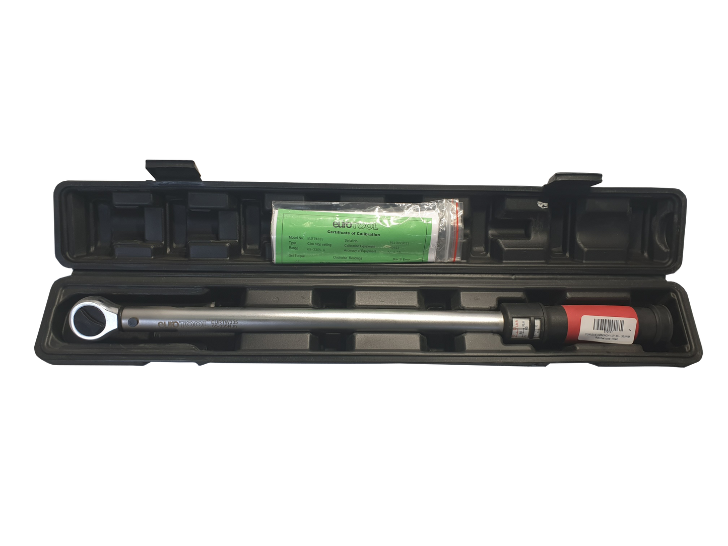 TORQUE WRENCH 1/2" 65 - 335NM Ratchet type 1/2” Sq drive 700mm long (ET) EURTW335