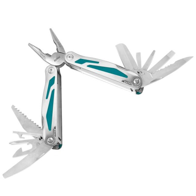 TOTAL FOLDABLE MULTI TOOL WITH RUBBER GRIP