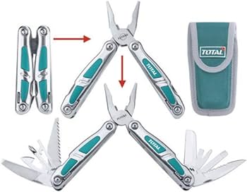 TOTAL FOLDABLE MULTI TOOL WITH RUBBER GRIP