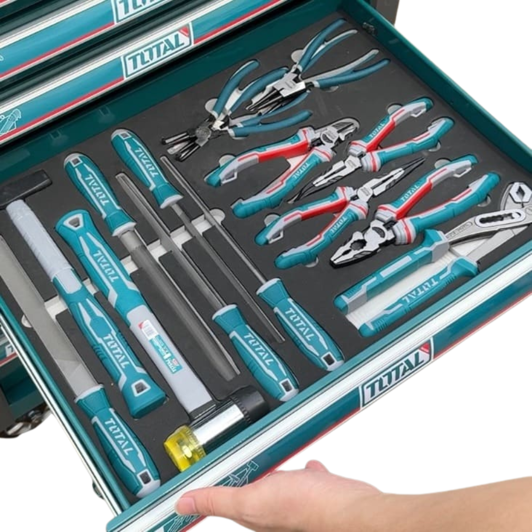 TOTAL Toolbox/ Trolley 328Pc