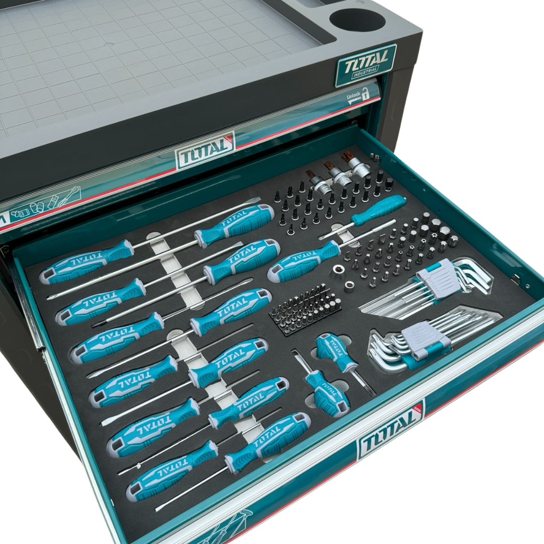 TOTAL Toolbox/ Trolley 328Pc