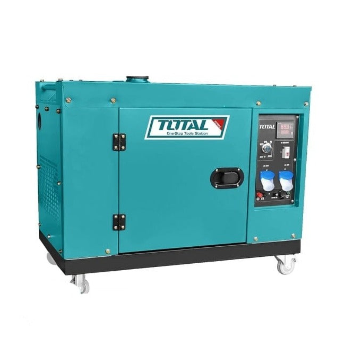 TOTAL SILENT DIESEL GENERATOR 220-240V SINGLE PHASE 10.5KW