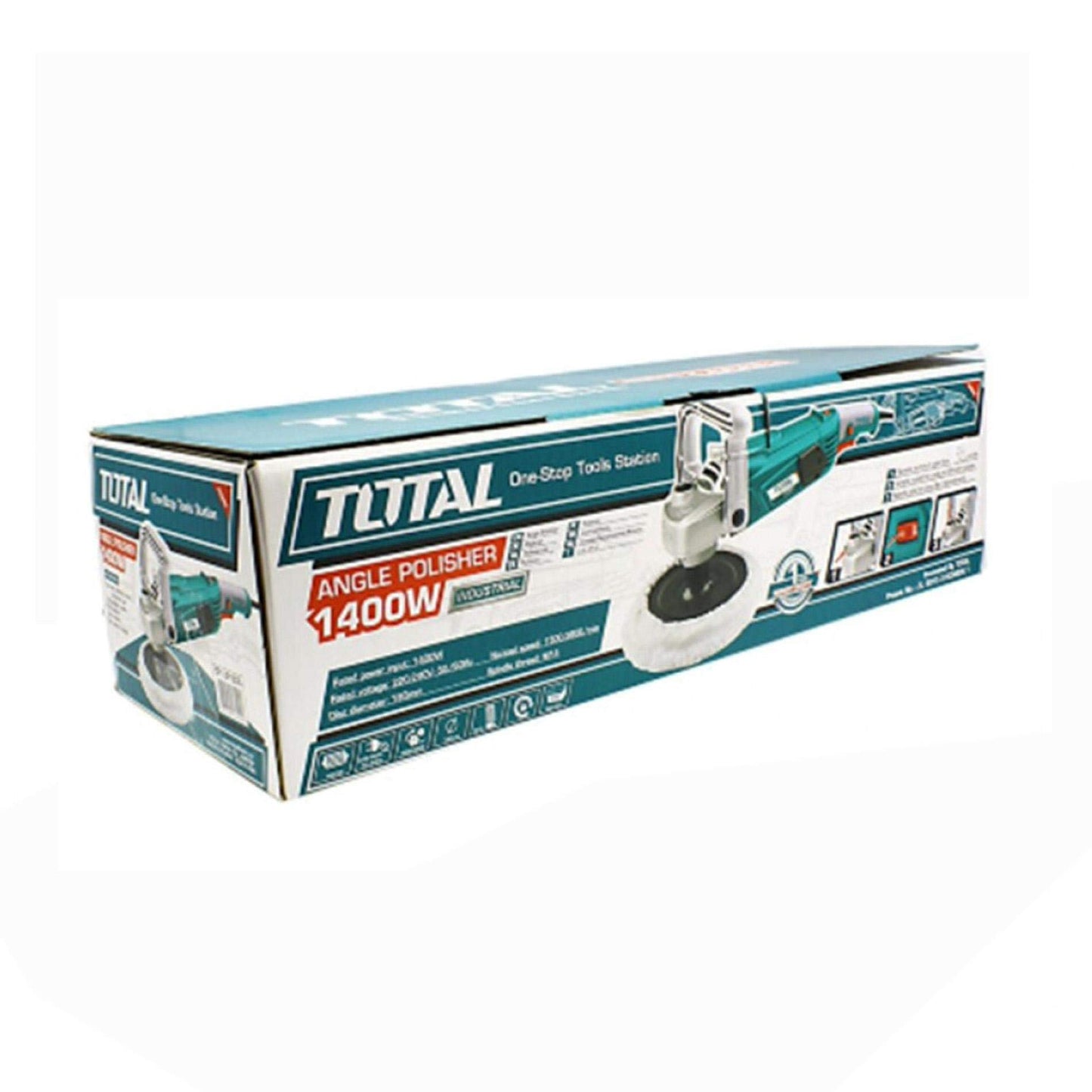 TOTAL ANGLE POLISHER 1400W 180MM