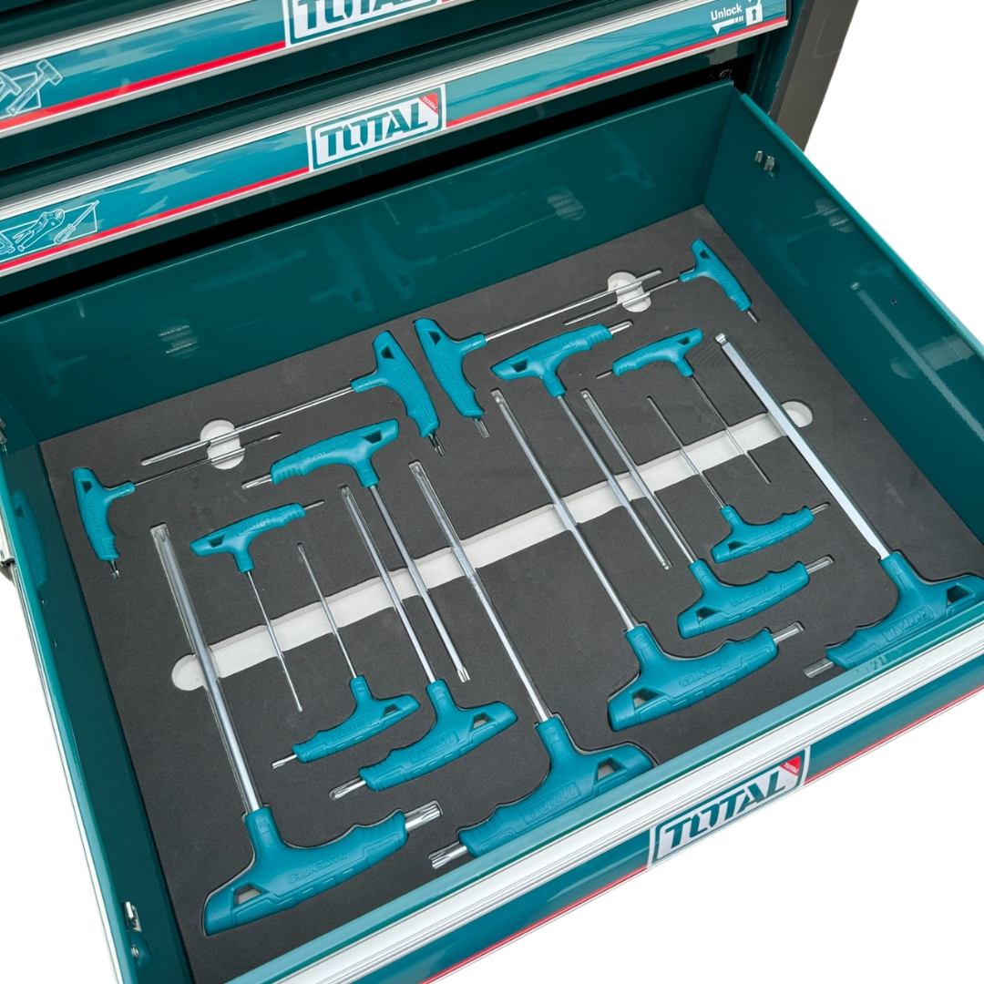 TOTAL Toolbox/ Trolley 328Pc