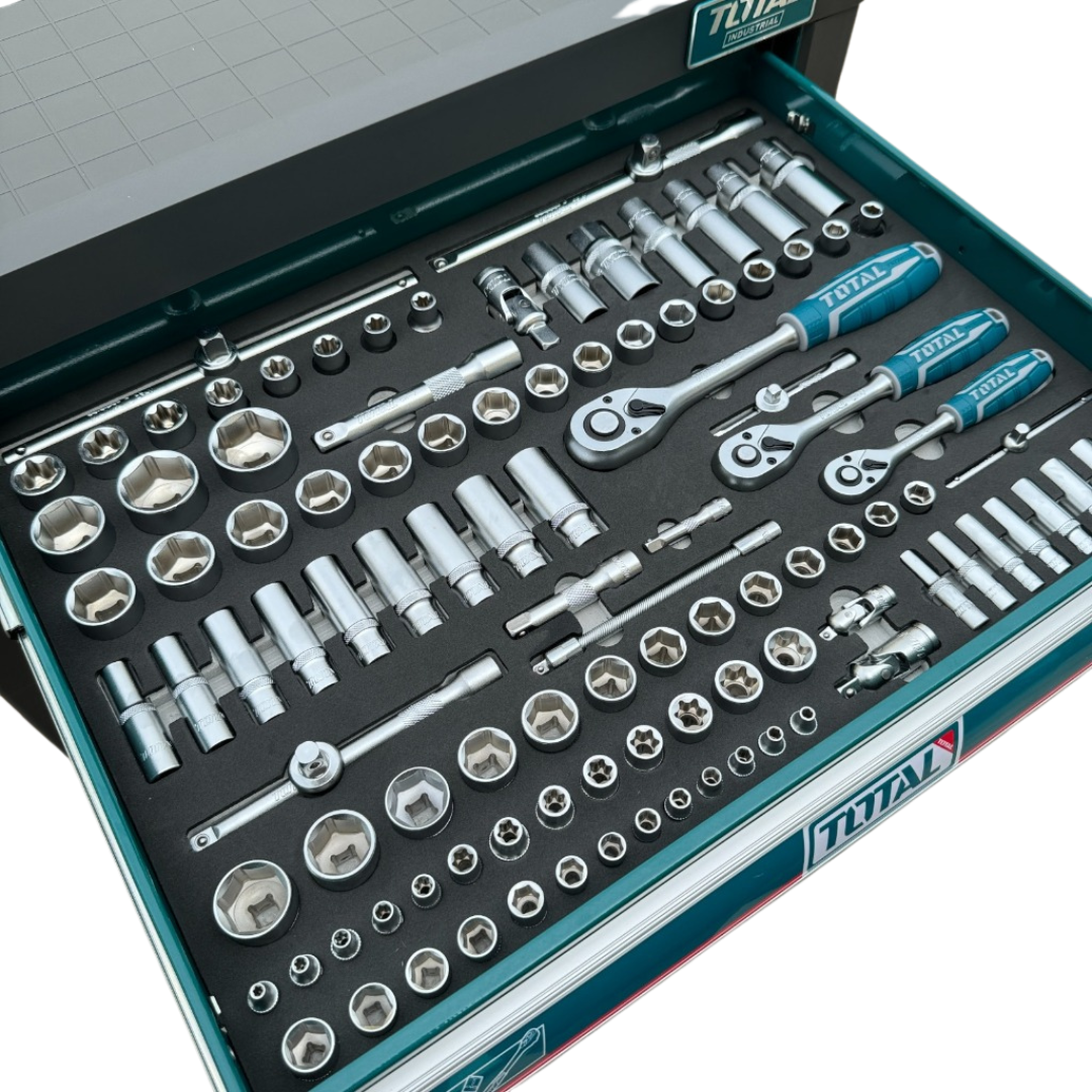TOTAL Toolbox/ Trolley 328Pc