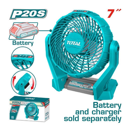 CORDLESS FAN 20V 7" (TFALI2007)