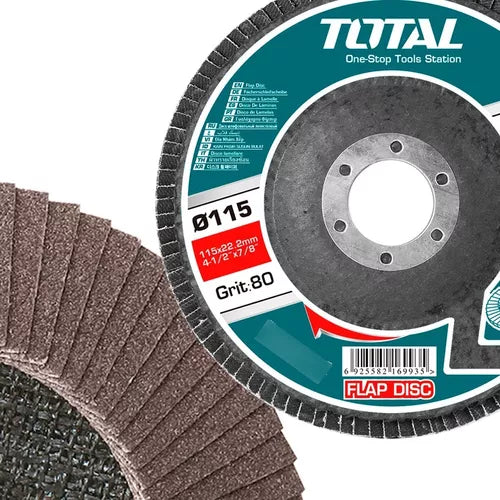 Total Sanding disc 4 1/2" flap 80