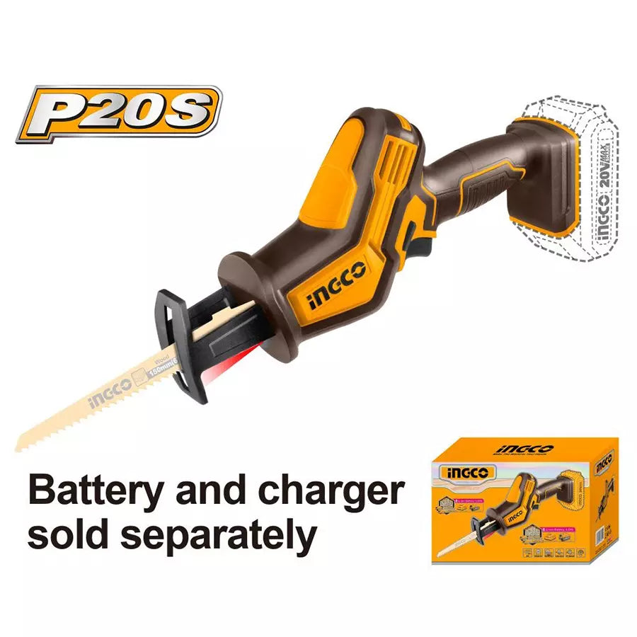 Ingco 20V Lithium-ion reciprocating saw - CRSLI6508