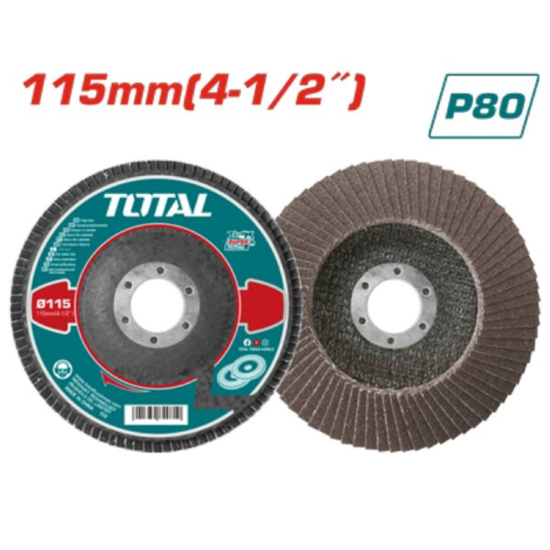 Total Sanding disc 4 1/2" flap 80 - TAC6311580