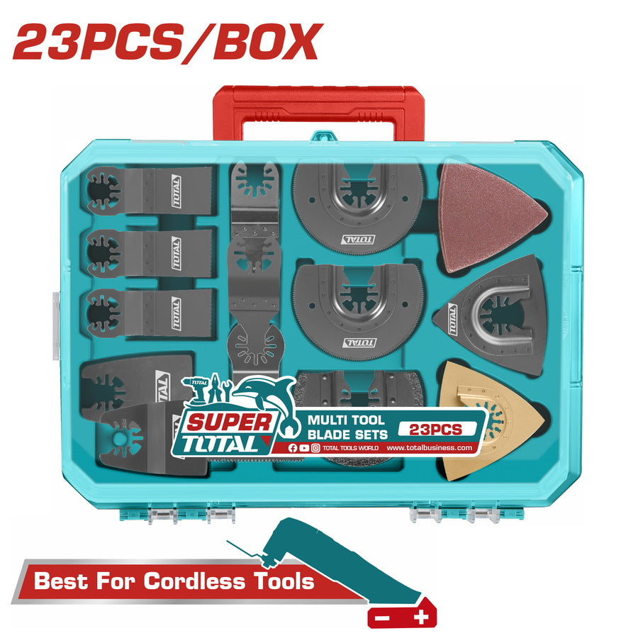 Total 20V Multi Tool Blade Set 23PCS/Box - TAKTMT2301