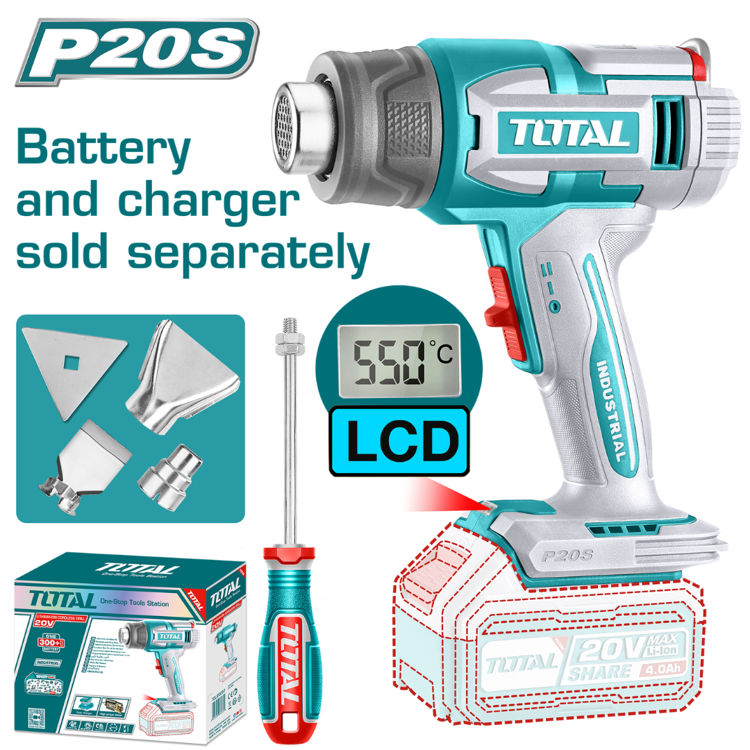TOTAL 20V Heat Gun SOLO – TBLI2003