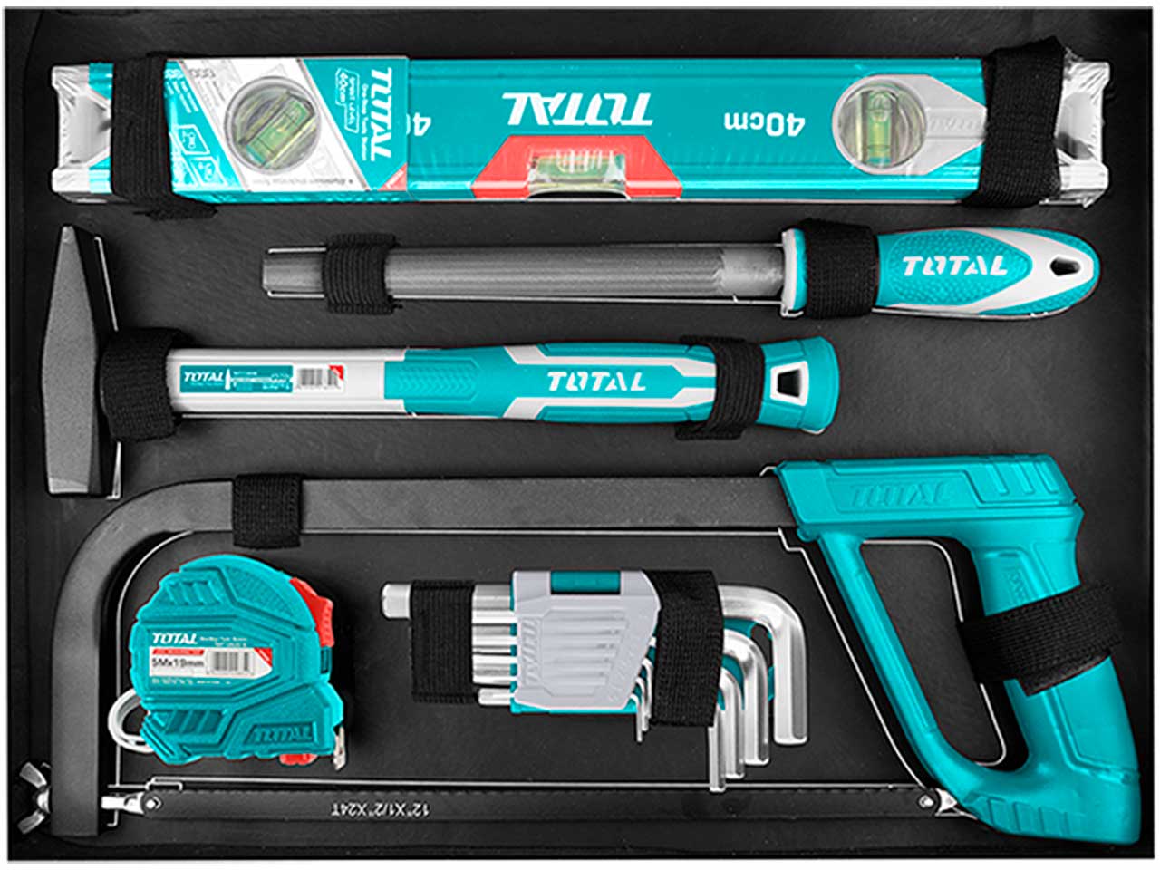 TOTAL Tool Set Trolley/Chest 147Pc 1/2-1/4 – THKTHP21476