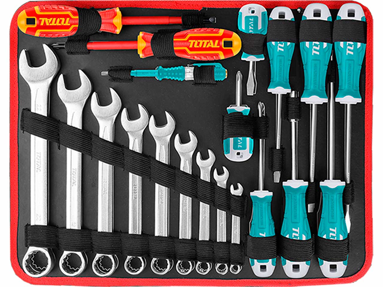 TOTAL Tool Set Trolley/Chest 147Pc 1/2-1/4 – THKTHP21476
