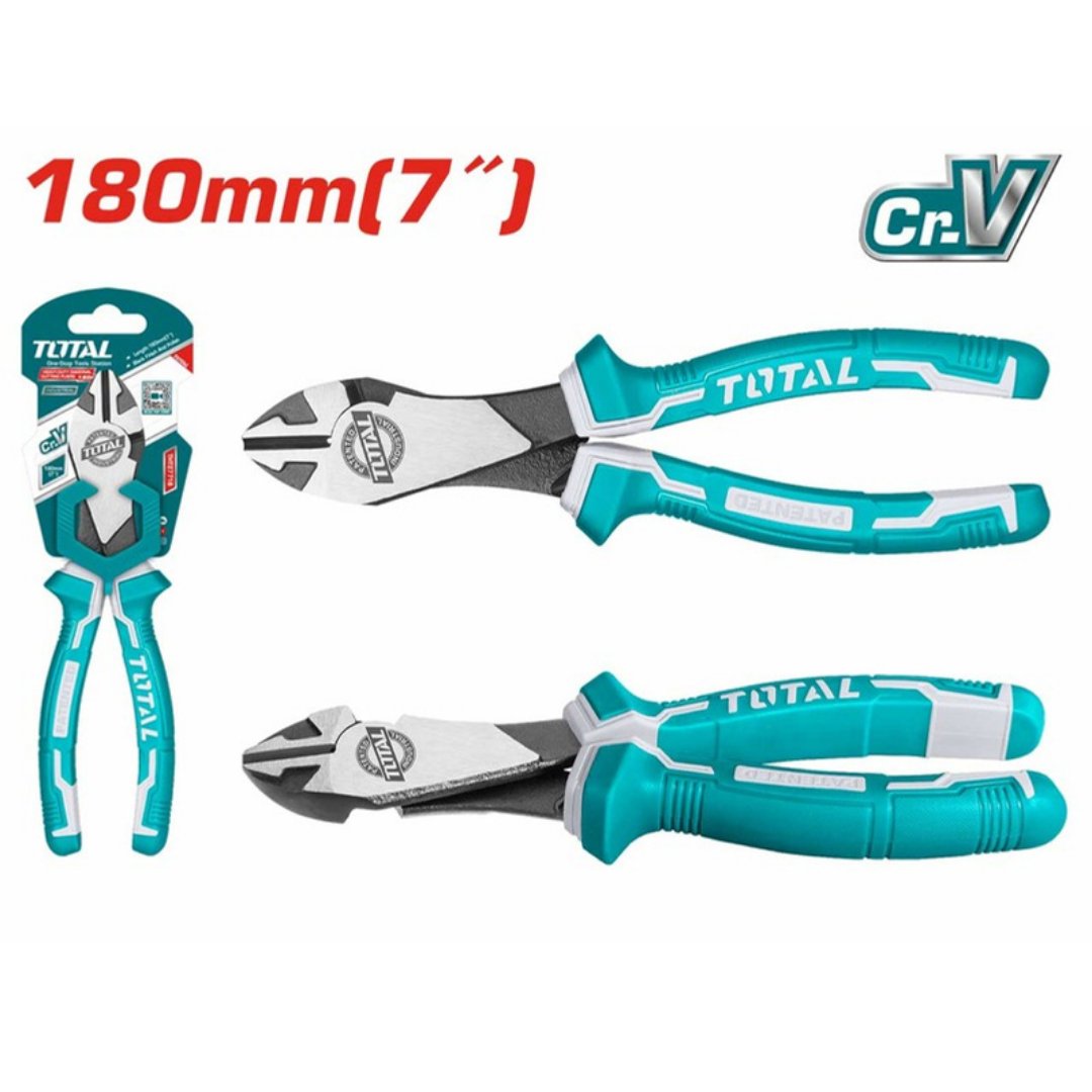 TOTAL DIAGONAL CUTTING PLIER 180MM/7" HIGH LEV