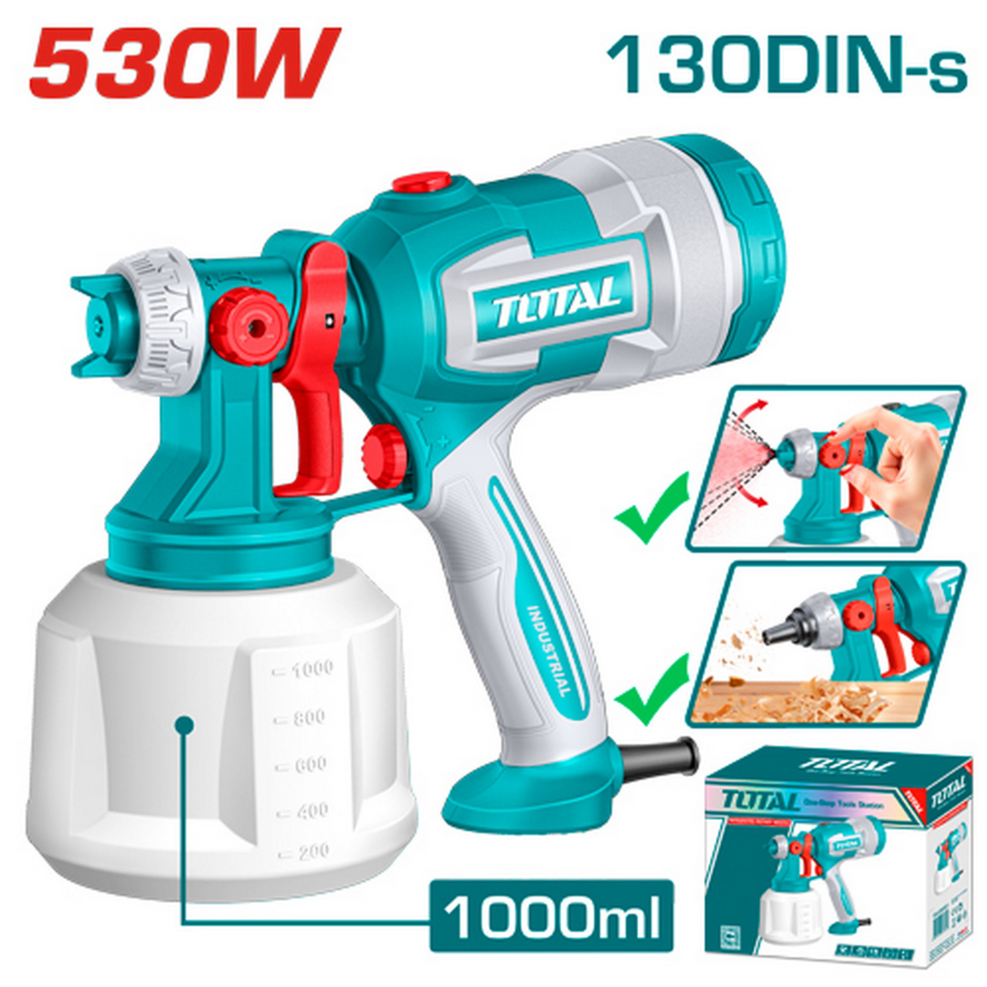 TOTAL 220V Spray Gun 530W – TT4506