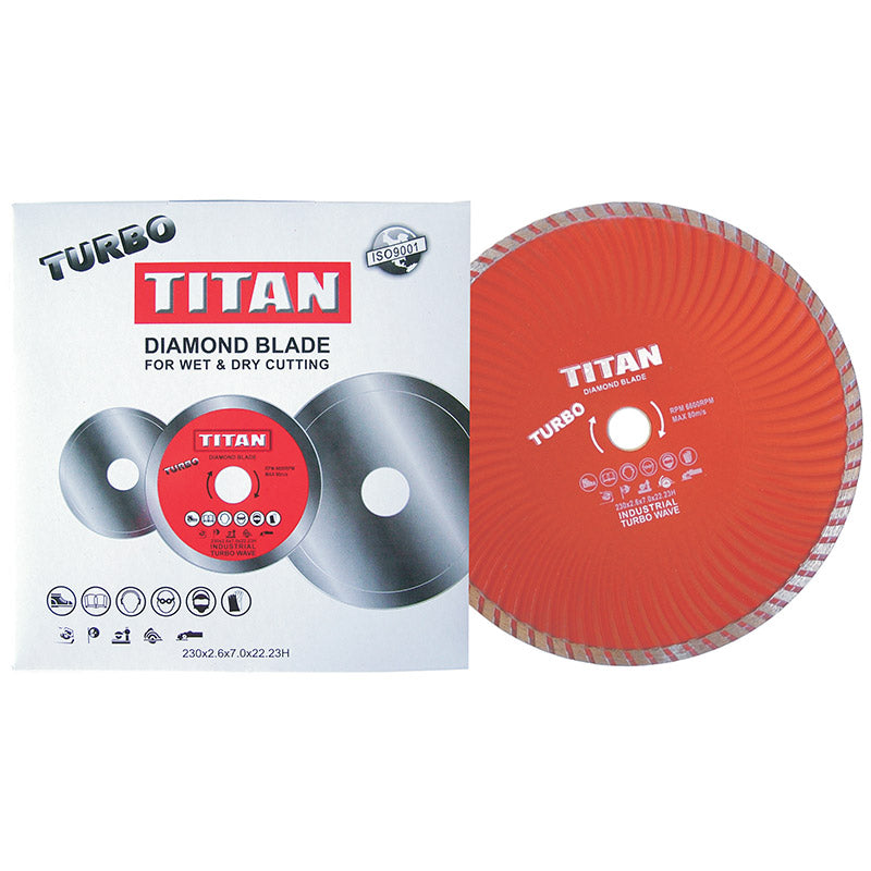 TITAN DIAMOND BLADE 230MMX2.6MM TURBO
