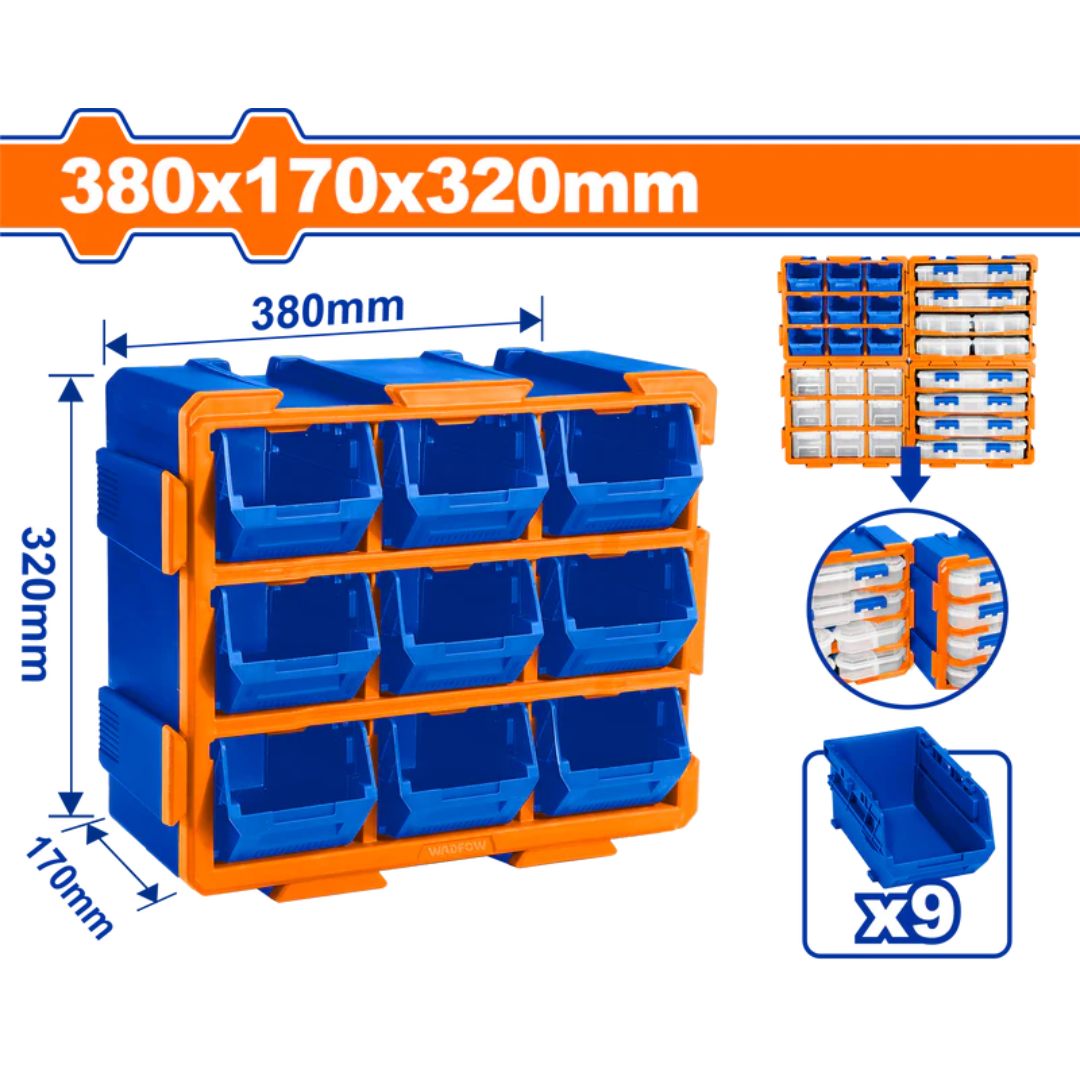 Wadfow Modular storage tower 380 x 170 x 320 mm - WTB8330