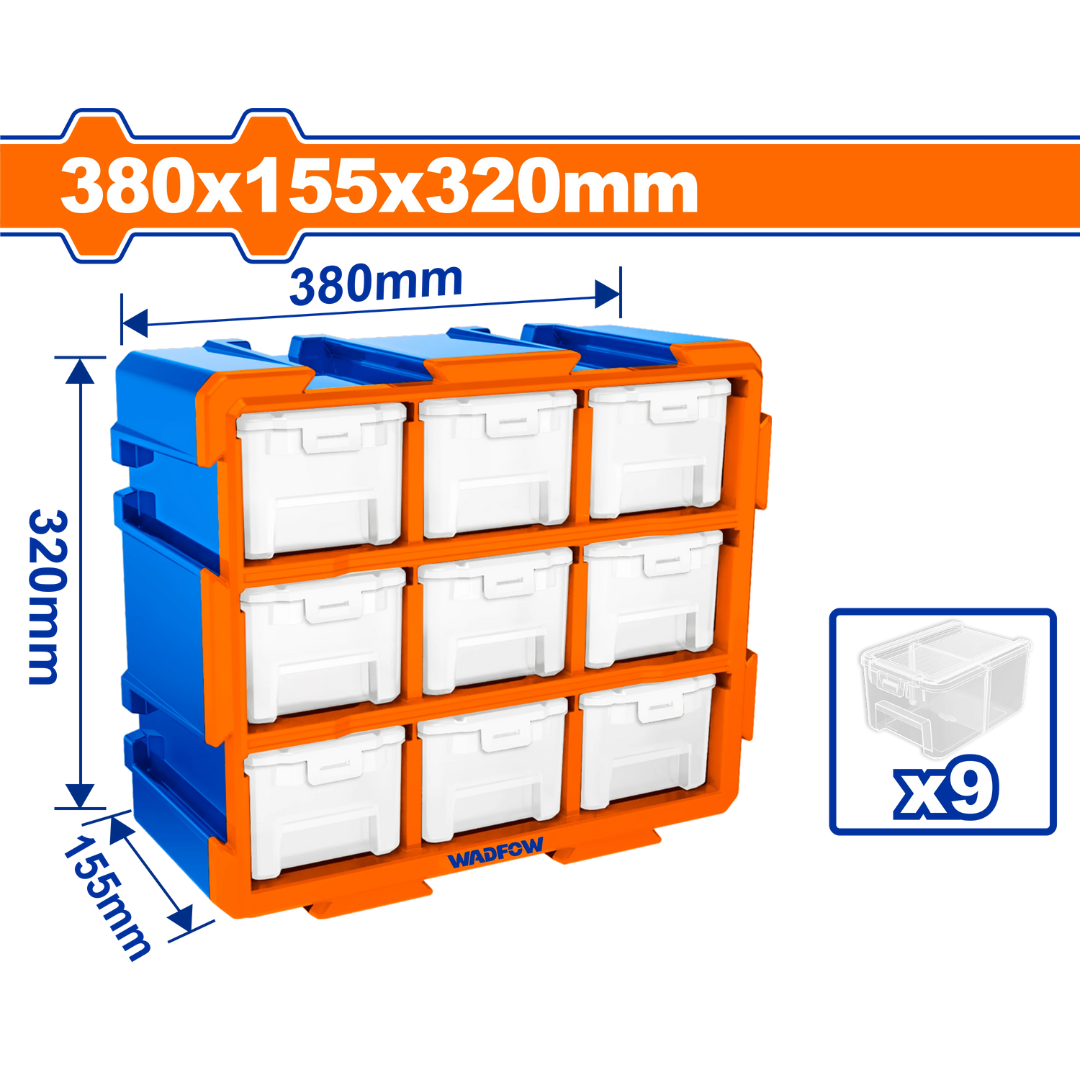 Wadfow Modular storage tower 380 x 155 x 320 mm - WTB8331