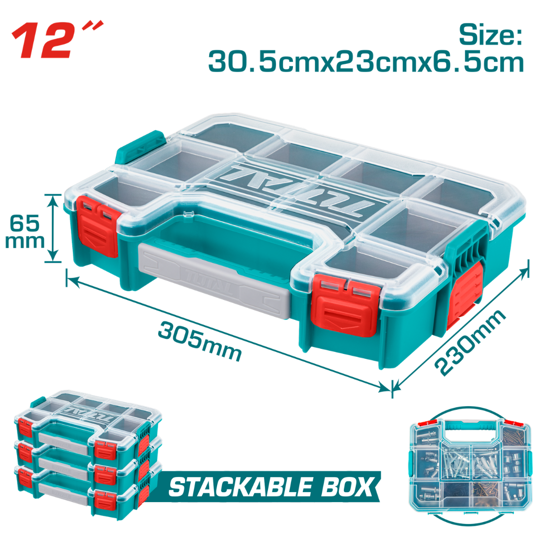 Total Toolbox Organiser 30cm Plastic – TPBX1121