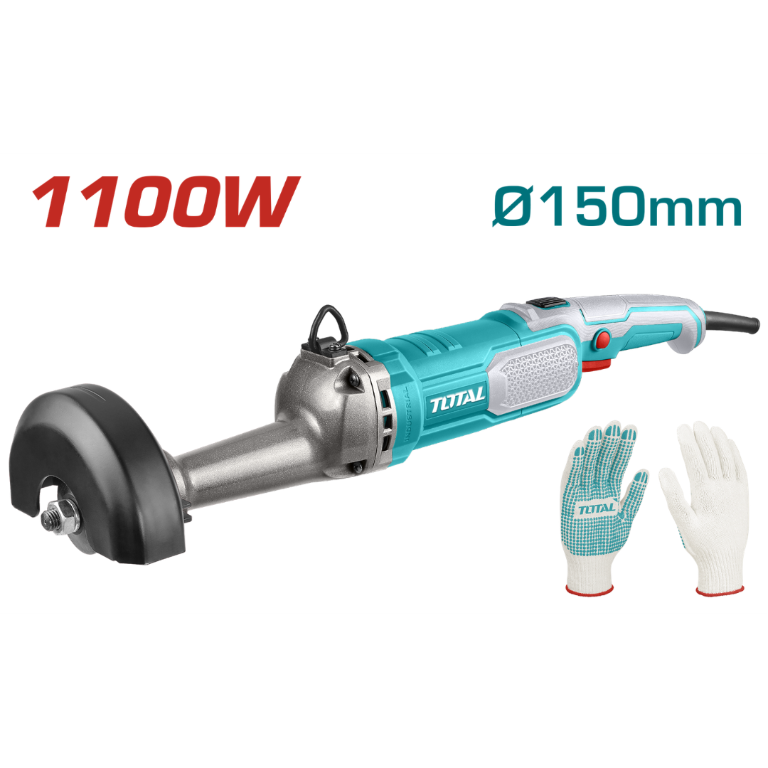 Total 220V Straight Grinder 150mm 1100W – TSG1508