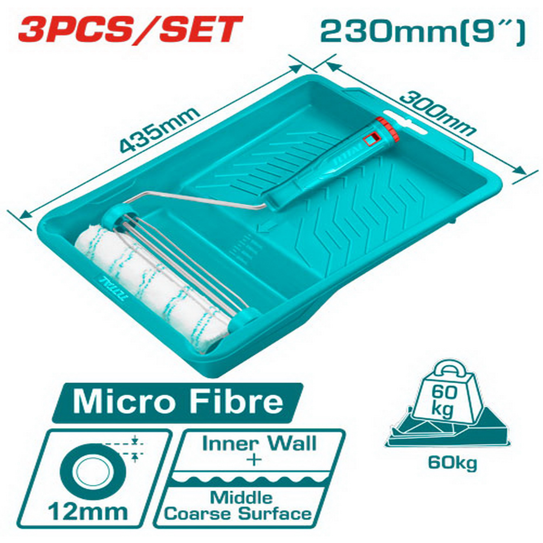 TOTAL PAINT ROLLER TRAY SET 3PCS – THT811230912