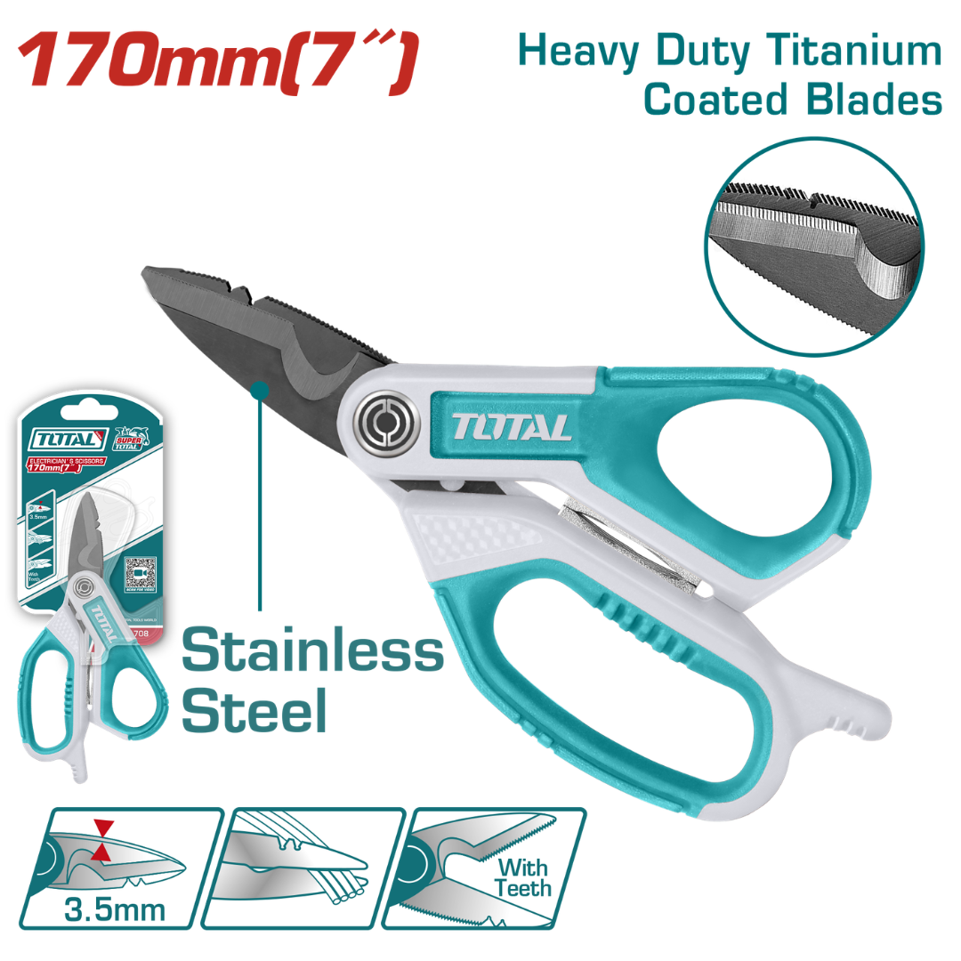Total Scissors Electricians – 170mm – THES051708