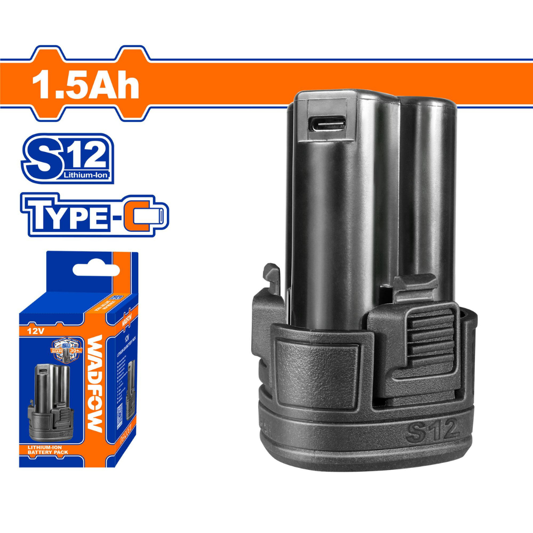 Wadfow Lithium-Ion battery pack 1.5Ah 12V