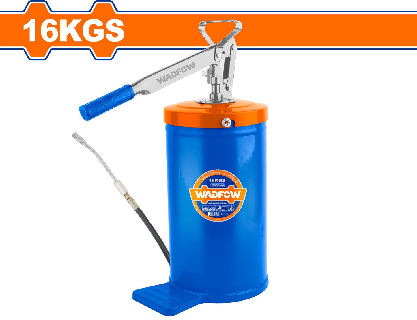 Wadfow hand-operated grease lubricator