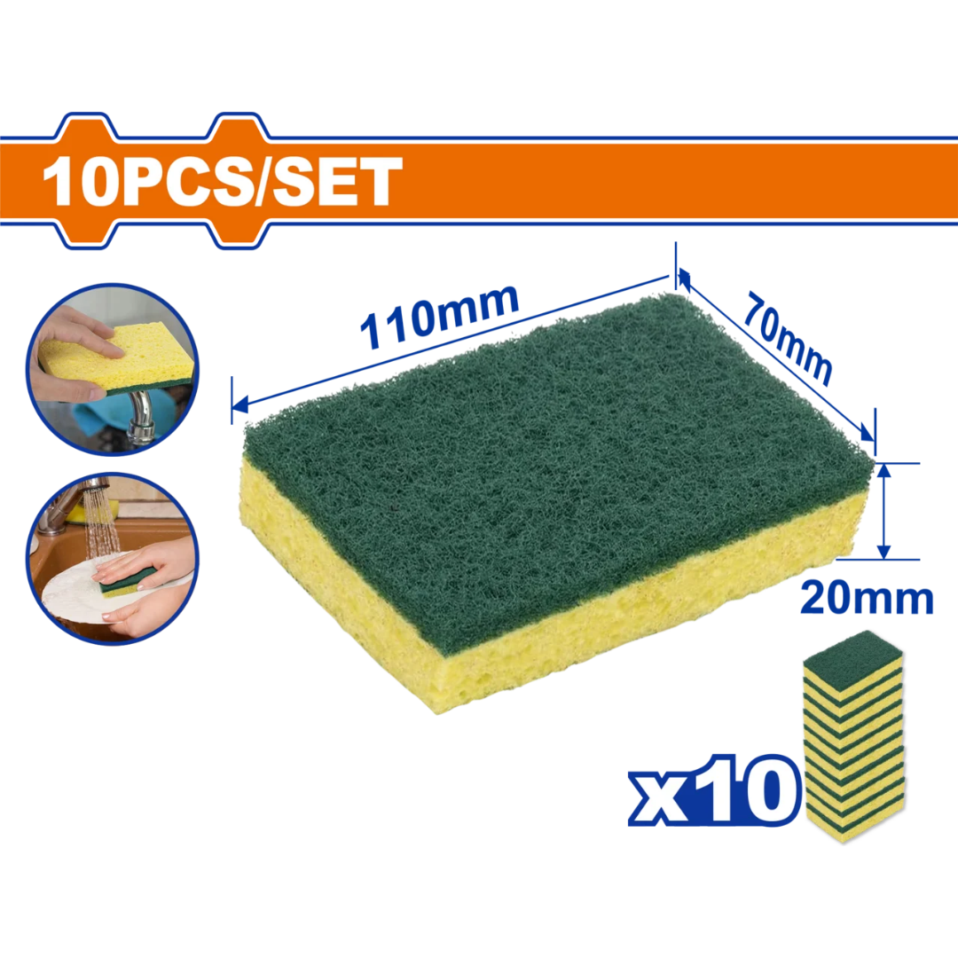 Wadfow Grout Sponge 10Pcs/bag - WGSP2901