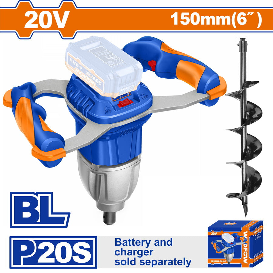 Wadfow Lithium-ion earth auger 20V