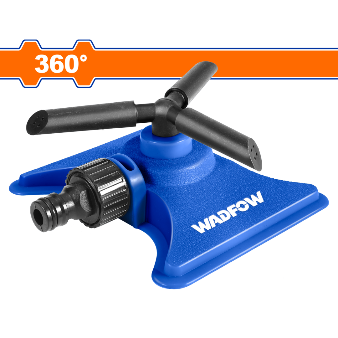 Wadfow Plastic 3 arm rotatory sprinkler - WSN1E23