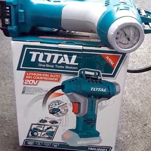 LITHIUM-ION AUTO AIR COMPRESSOR 20V 150PSI TOTAL