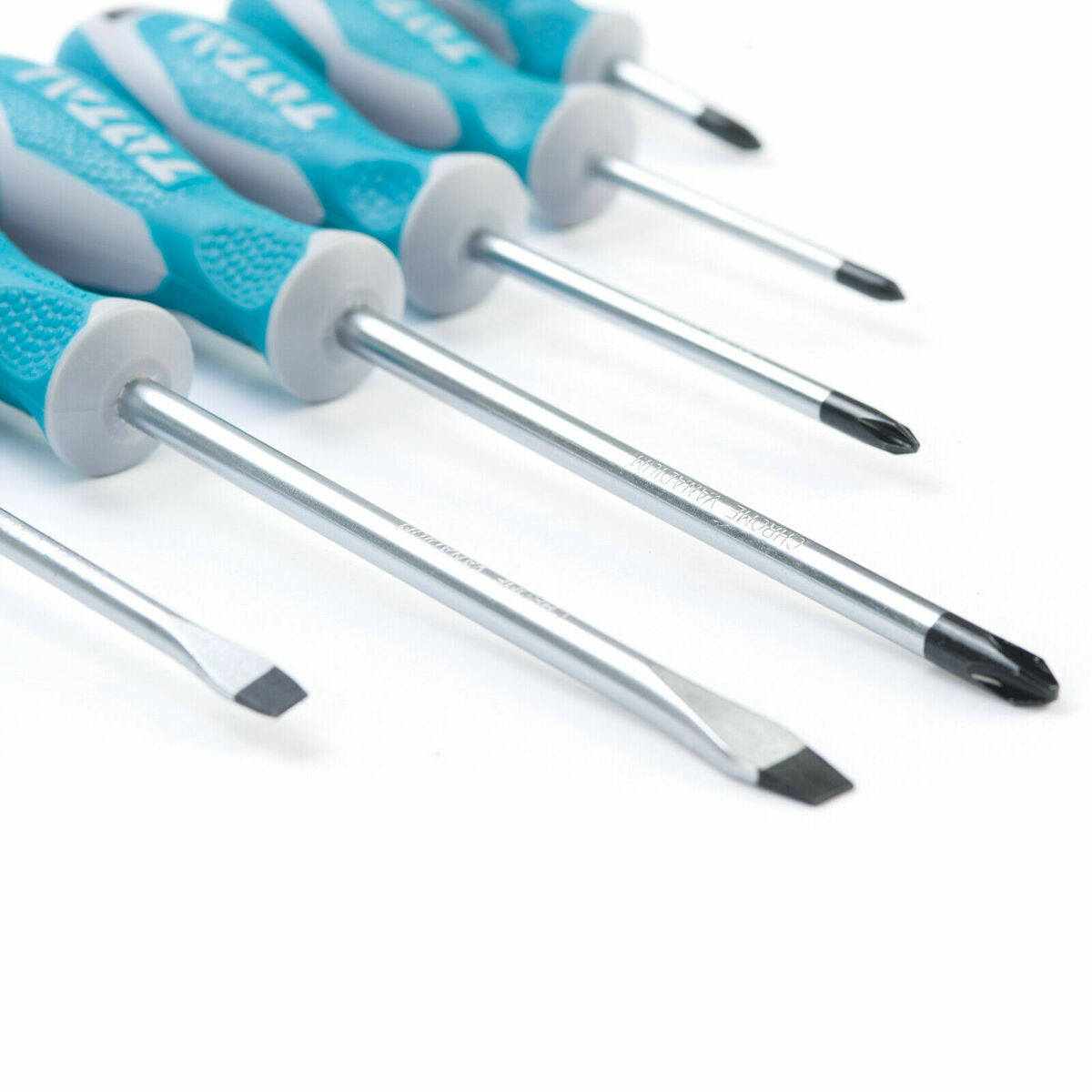 TOTAL 6PCE SCREWDRIVER SET Cr-V MATERIAL