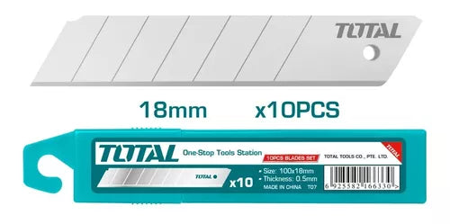 TOTAL SPARE BLADES FOR SNAP OFF KNIVES 10PCS