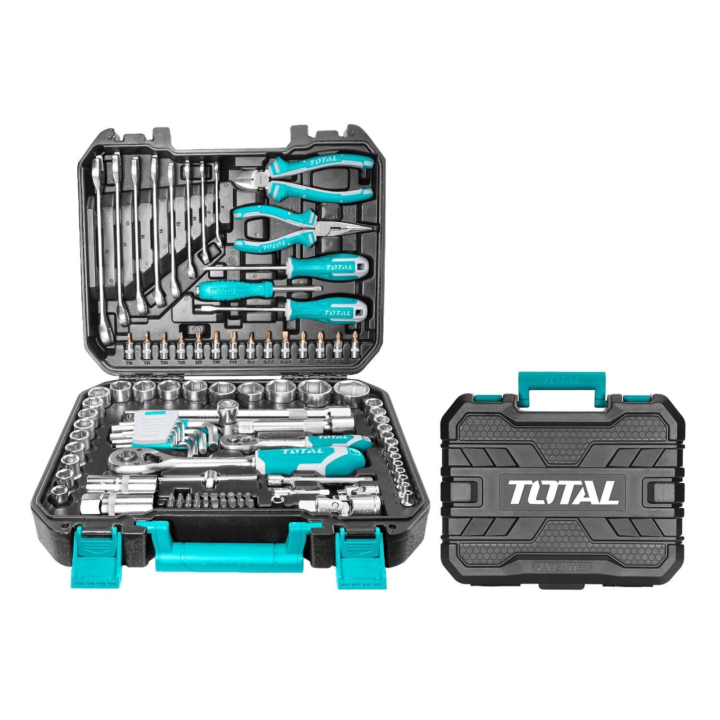100 PC TOOL SET IN BLOW MOULD TOTAL