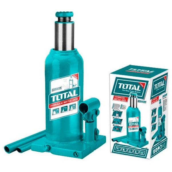 TOTAL 6 TON BOTTLE JACK WITH SAFETY VALVE