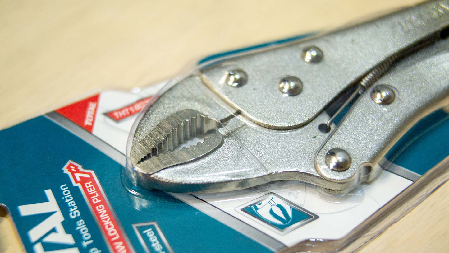TOTAL 250MM/10" VICE GRIP Curved Jaw