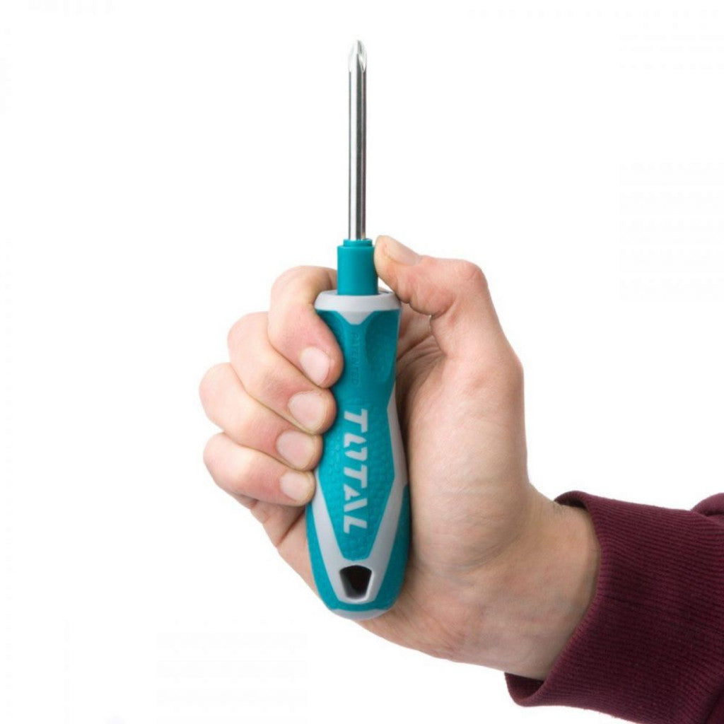 TOTAL 9PC INTERCHANGEABLE SCREWDRIVER SET