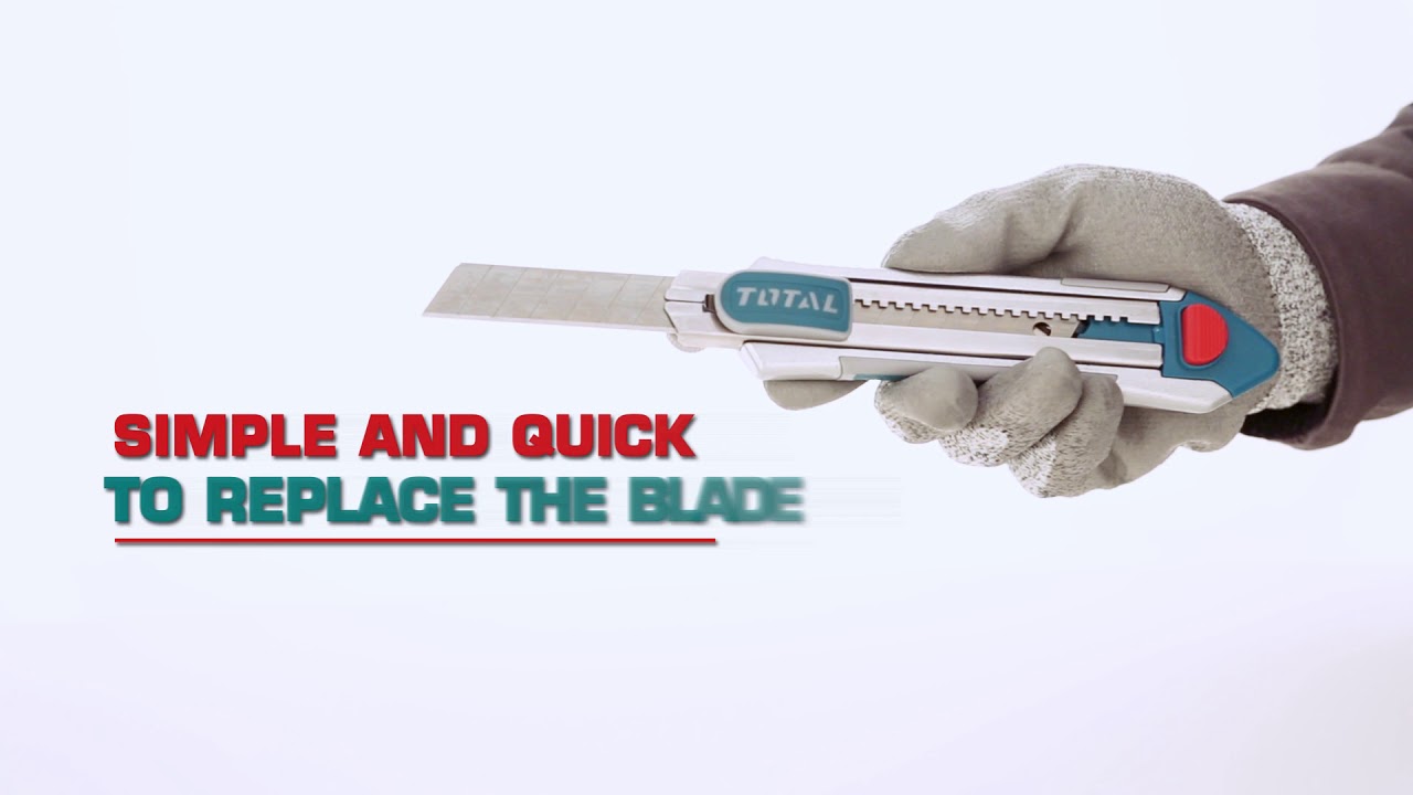 TOTAL SNAP OFF BLADE KNIFE HD 18MMX100MM